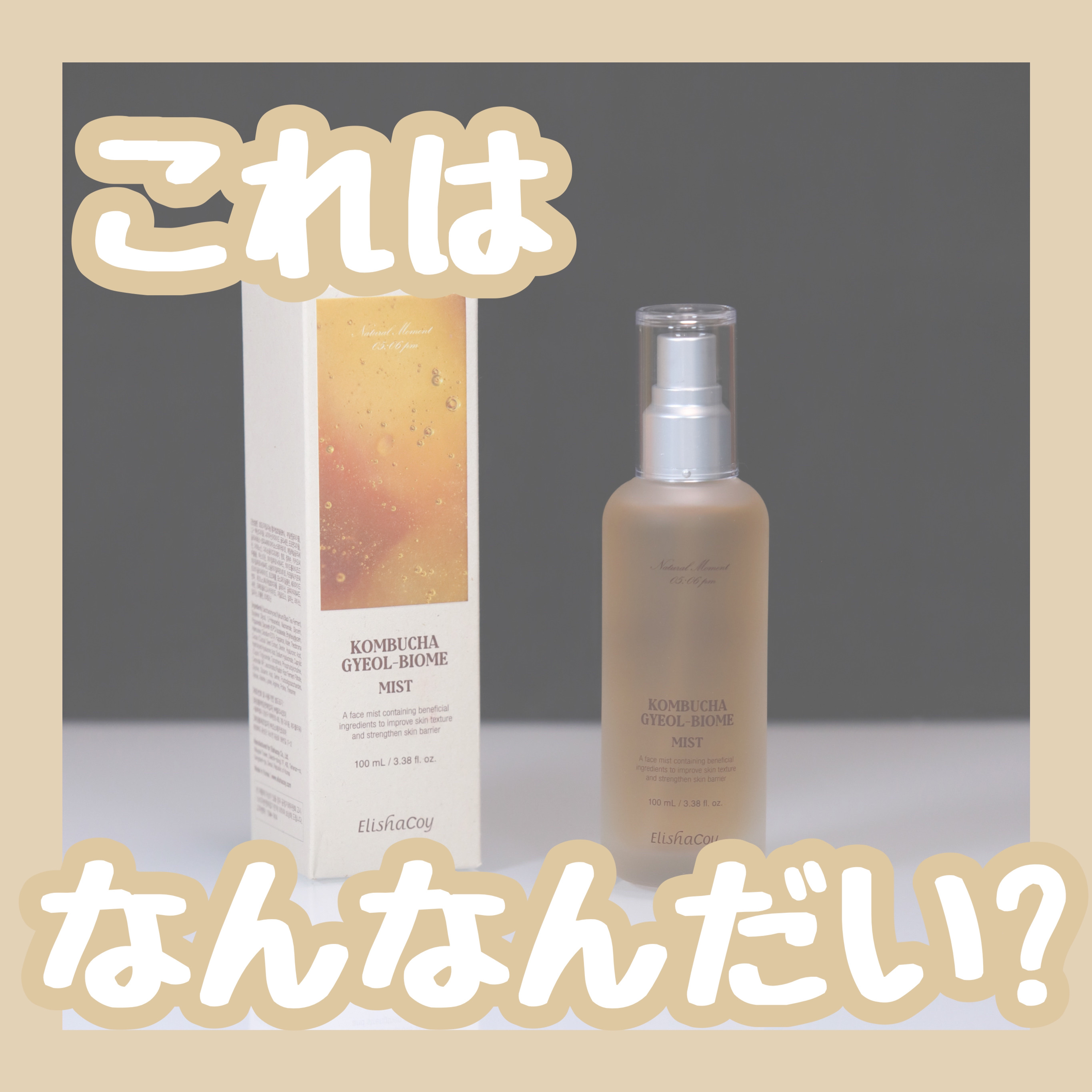 コンブチャ ギョルバイオムミスト/Elishacoy/ミスト状化粧水を使ったクチコミ（1枚目）