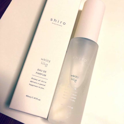 ホワイトリリー オードパルファン/SHIRO/香水(レディース)を使ったクチコミ(1枚目)