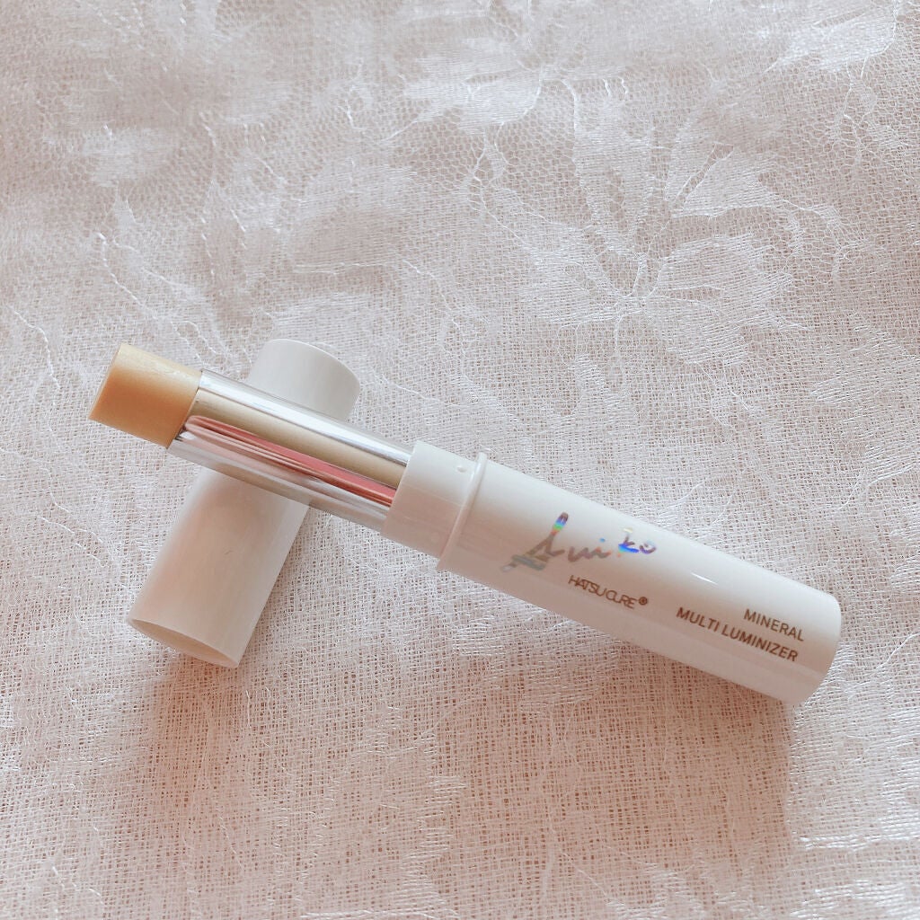 ミネラルマルチルミナイザー/SUIKO HATSUCURE/スティックハイライトを使ったクチコミ(4枚目)
