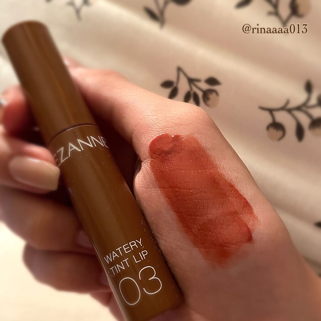 ウォータリーティントリップ/CEZANNE/リップティントを使ったクチコミ（2枚目）