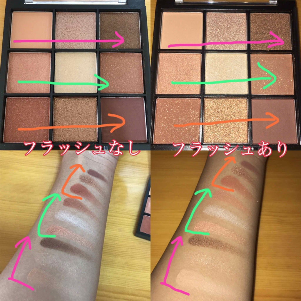 UR GLAM BLOOMING EYE COLOR PALETTE/U R GLAM/アイシャドウパレットを使ったクチコミ(3枚目)
