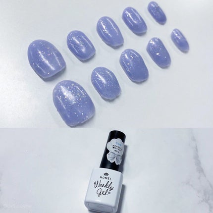 ウィークリージェル/HOMEI/ジェルネイルを使ったクチコミ(2枚目)