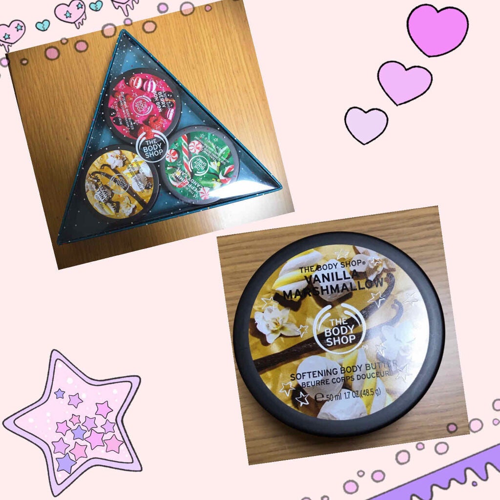 ボディバター バニラマシュマロ/THE BODY SHOP/ボディクリームを使ったクチコミ(1枚目)