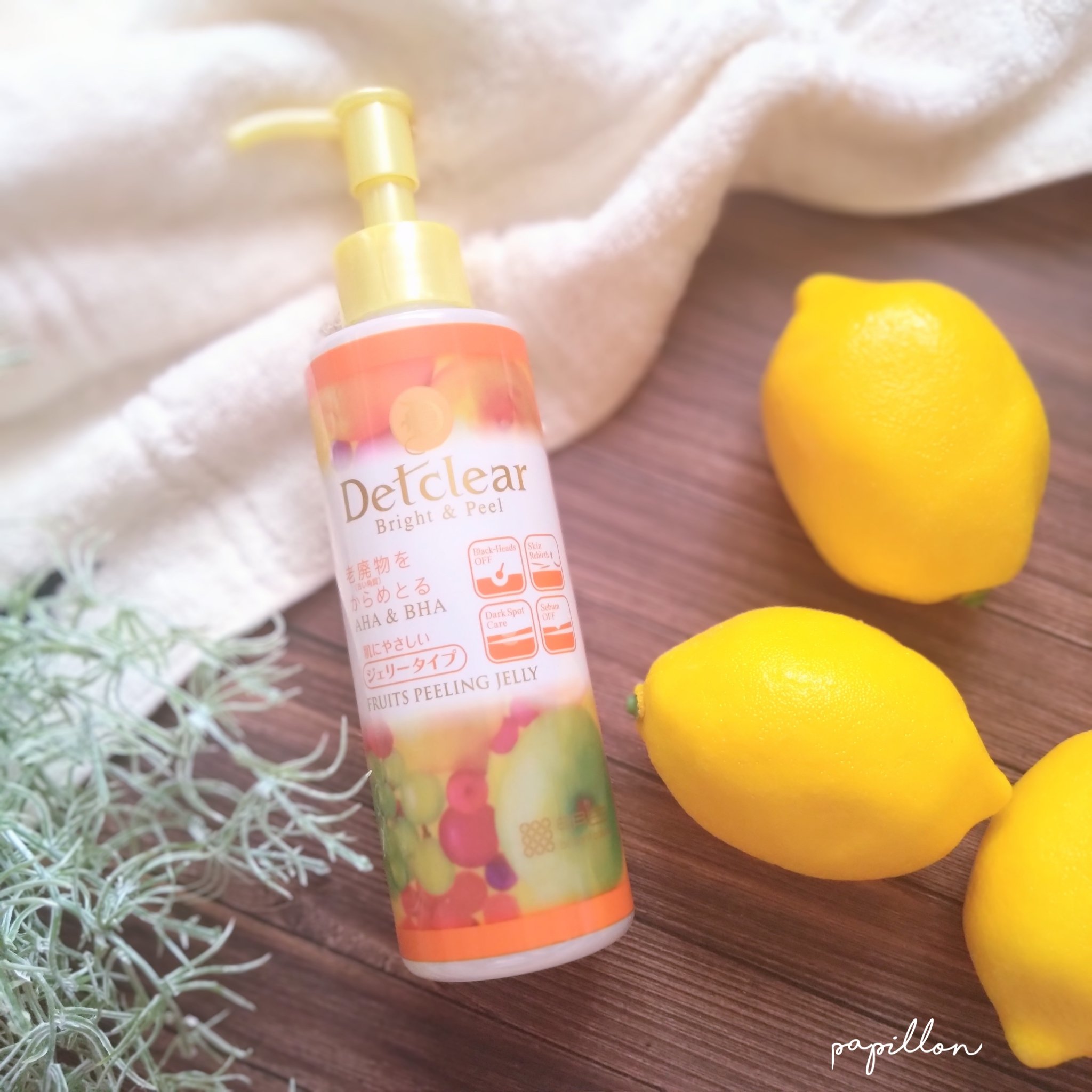 DETクリア ブライト＆ピール ピーリングジェリー<ミックスフルーツの香り> 180ml/Detclear/ピーリングを使ったクチコミ（1枚目）