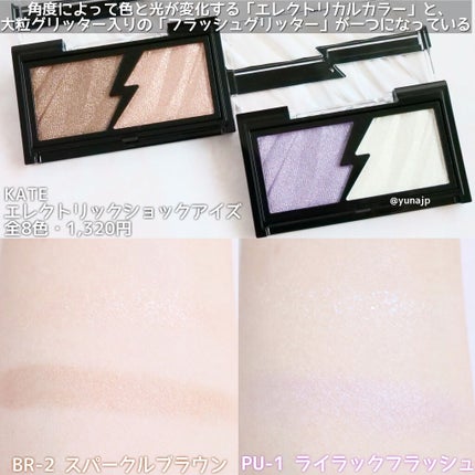 エレクトリックショックアイズ /KATE/アイシャドウパレットを使ったクチコミ(2枚目)