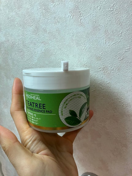 ティーツリーカーミングエッセンスパッド/MEDIHEAL/トナーパッドを使ったクチコミ(7枚目)