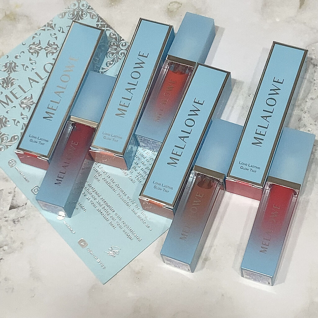 ロングラスティンググロウティント/MELALOWE/リップティントを使ったクチコミ（2枚目）