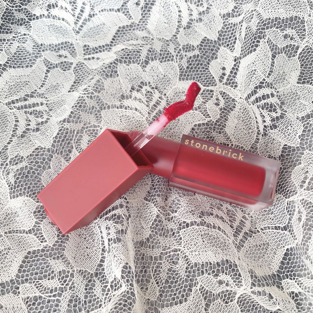 クリームベルベットティント/STONEBRICK/リップティントを使ったクチコミ（3枚目）