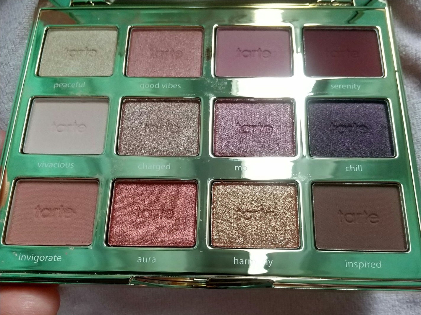 タルトレット E  アマゾニアンクレイ パレット/tarte/アイシャドウパレットを使ったクチコミ(4枚目)