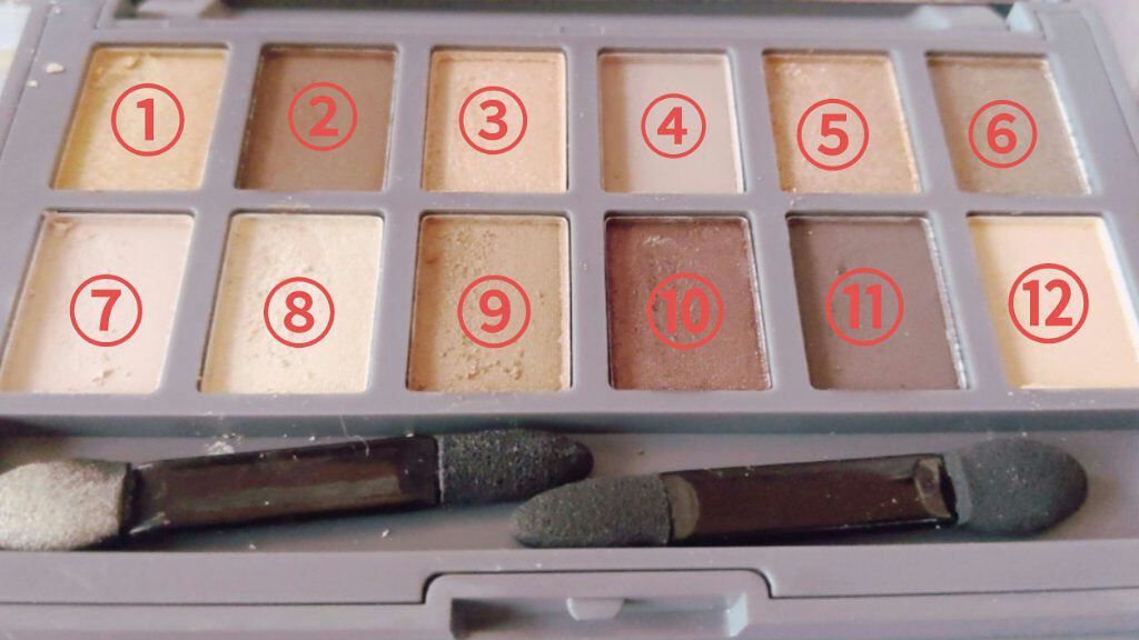 and U アイシャドウパレット/and U/アイシャドウパレットを使ったクチコミ（2枚目）