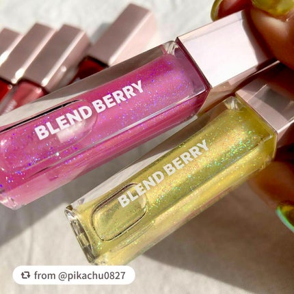 ジューシィリップデュウ/BLEND BERRY/口紅を使ったクチコミ(3枚目)