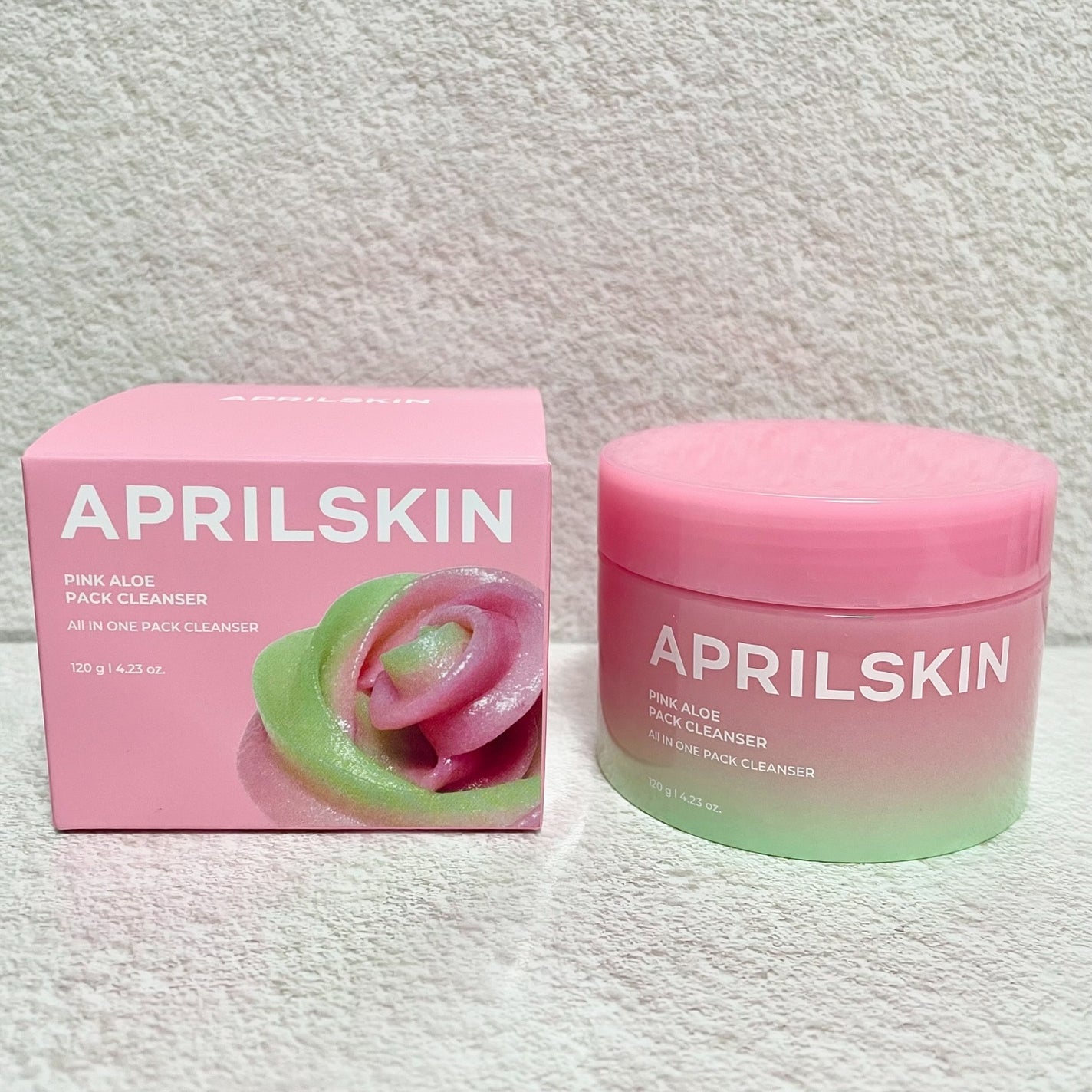 ピンクアロエメレンゲクレンザー/APRILSKIN/その他洗顔料を使ったクチコミ(1枚目)