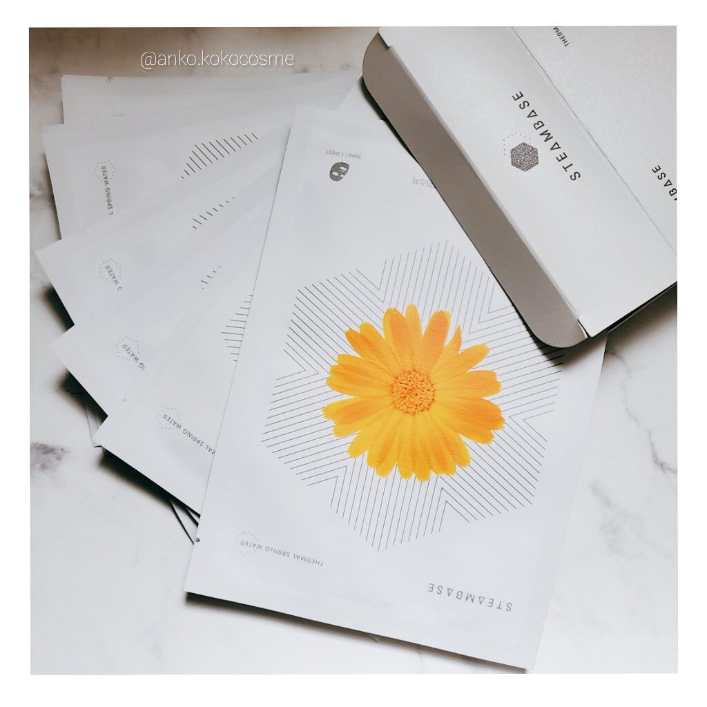 カレンデュラディープモイスチャーカーミングマスク (10枚入り)/STEAMBASE/シートマスク・パックを使ったクチコミ（2枚目）