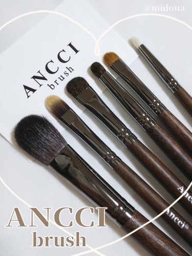 Ancci brush ebony 25のクチコミ「韓国の人気メイクブラシブランド
Ancci brush(アンシブラシ)


お手頃価格、高品質.....」（1枚目）