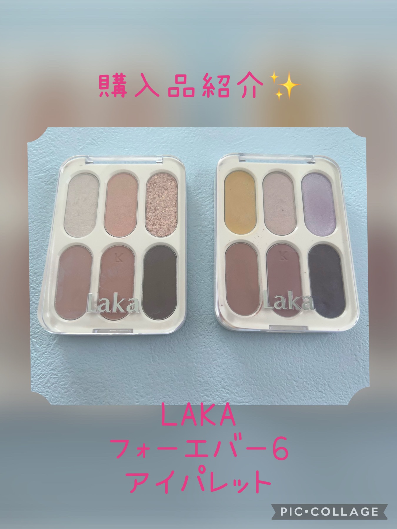 フォーエバー6アイパレット/Laka/アイシャドウパレットを使ったクチコミ（1枚目）