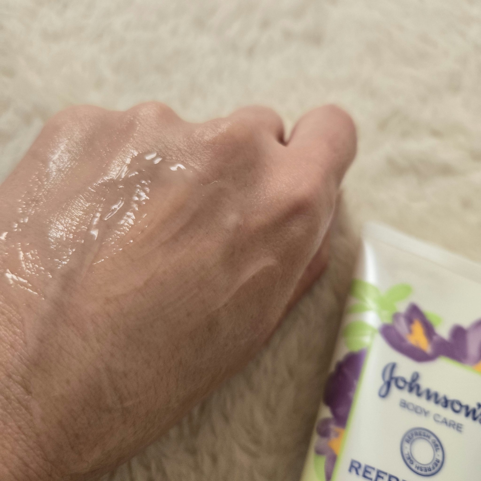 リフレッシュジェル フレッシュハーブ/ジョンソンボディケア/ボディローションを使ったクチコミ（2枚目）