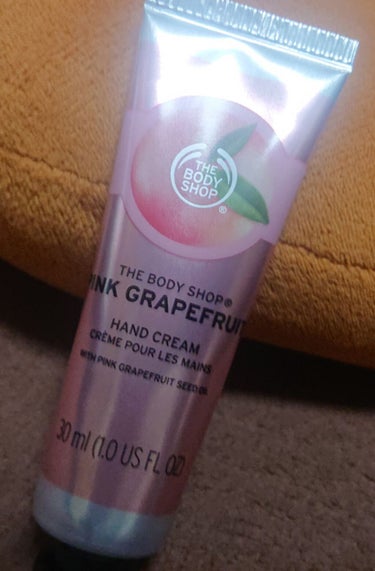 ハンドクリーム ピンクグレープフルーツ/THE BODY SHOP/ハンドクリームを使ったクチコミ（1枚目）