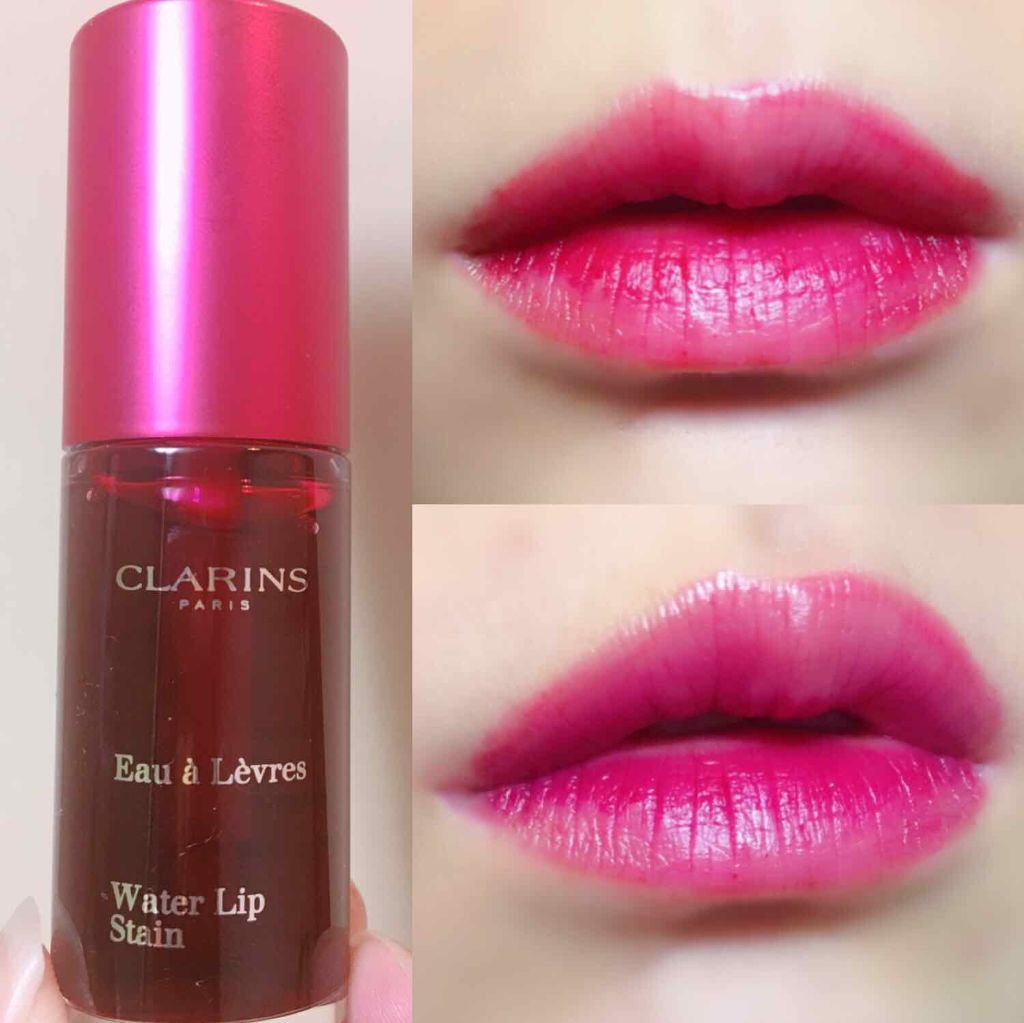 ウォーターリップ ステイン/CLARINS/リップグロスを使ったクチコミ（3枚目）