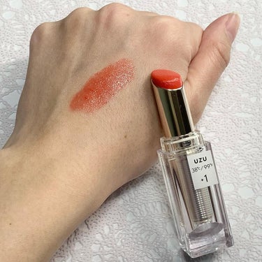  38°C / 99°F Lipstick <TOKYO> +1 LIGHT-ORANGE/UZU BY FLOWFUSHI/口紅を使ったクチコミ（3枚目）