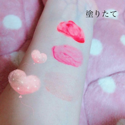 ディアダーリン ウォータージェルティント (アイスティント)/ETUDE/口紅を使ったクチコミ(3枚目)