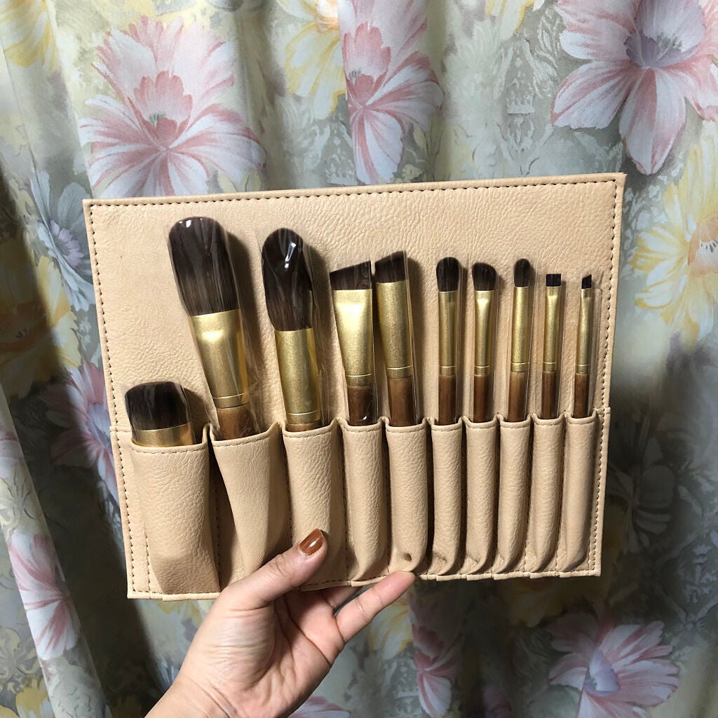 SIXPLUS X MARILYN 10本メイクアップブラシセット/SIXPLUS/メイクブラシを使ったクチコミ(1枚目)
