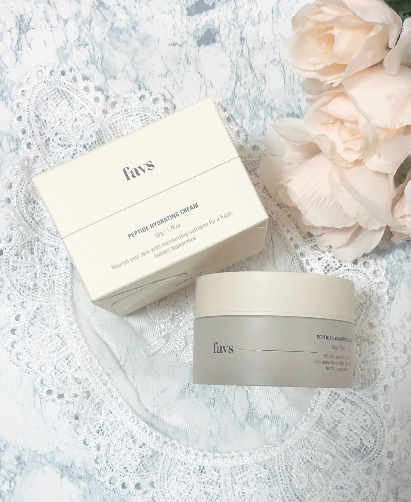 ペプチドハイドレーティングクリーム/favs/フェイスクリームを使ったクチコミ（1枚目）