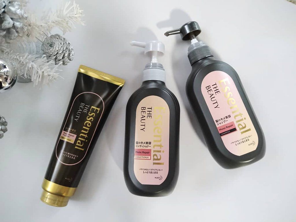 THE BEAUTY 髪のキメ美容シャンプー／コンディショナー＜モイストリペア＞	/エッセンシャル/市販シャンプーを使ったクチコミ（1枚目）