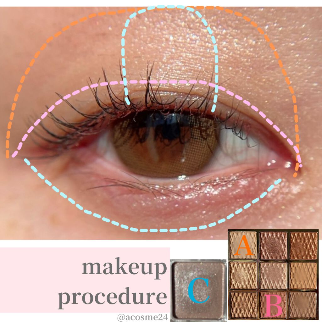 ソフトクレイビームアイシャドウパレット/AMIOK/ジェル・クリームアイシャドウを使ったクチコミ（2枚目）