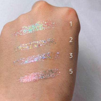 Cherry Love グリッター リキッドアイシャドウ/FlowerKnows/グリッターを使ったクチコミ(3枚目)