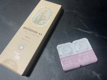 mimuco 1day メープルミルクティー/mimuco/ワンデー（１DAY）カラコンを使ったクチコミ（1枚目）