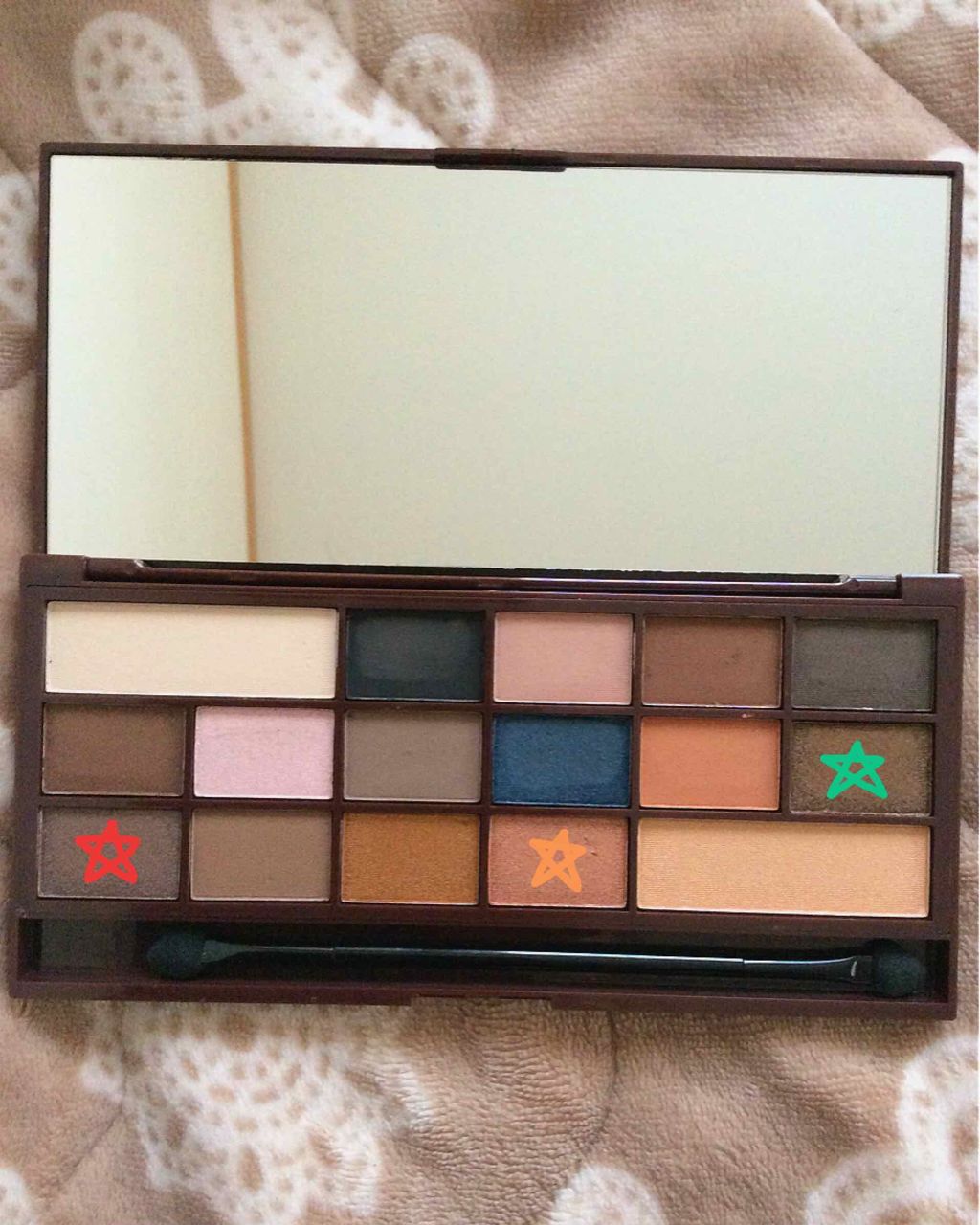 アイラブチョコレート/MAKEUP REVOLUTION/アイシャドウパレットを使ったクチコミ（3枚目）