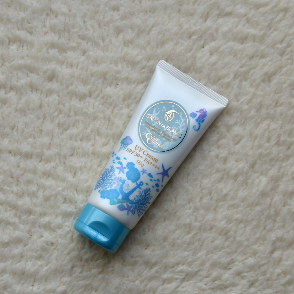 カラーコントロールUVクリーム/SAVON de BLAN°C/化粧下地を使ったクチコミ（1枚目）