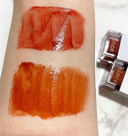 ムードインハンサーリキッドグロウ/hince/口紅を使ったクチコミ(5枚目)