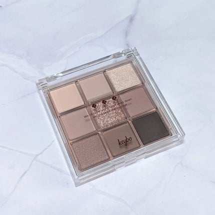 KEYBO FALL IN LOVE SHADOW PALETTE/keybo/アイシャドウパレットを使ったクチコミ(3枚目)