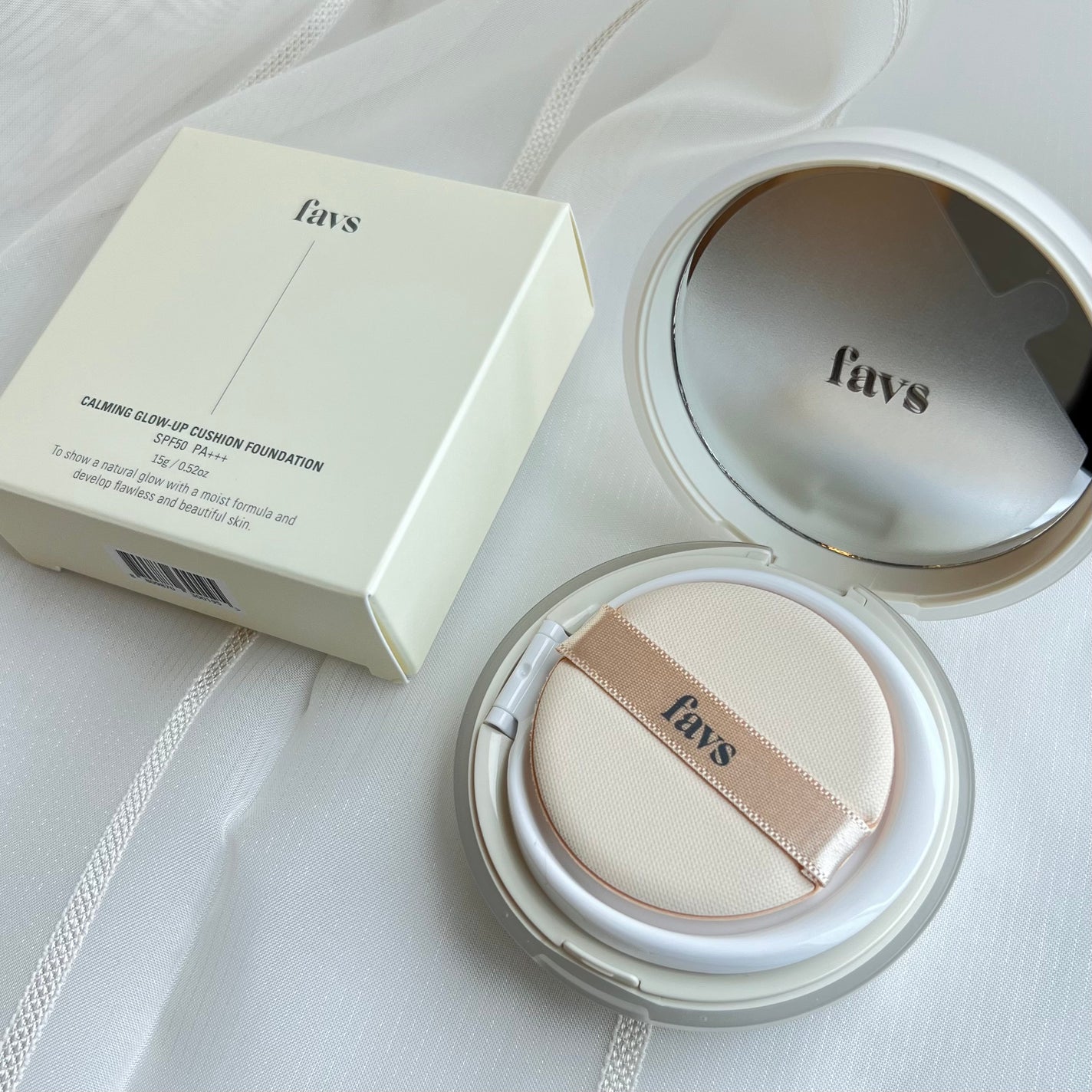 カーミンググロウアップクッションファンデーション/favs/リキッドファンデーションを使ったクチコミ(1枚目)