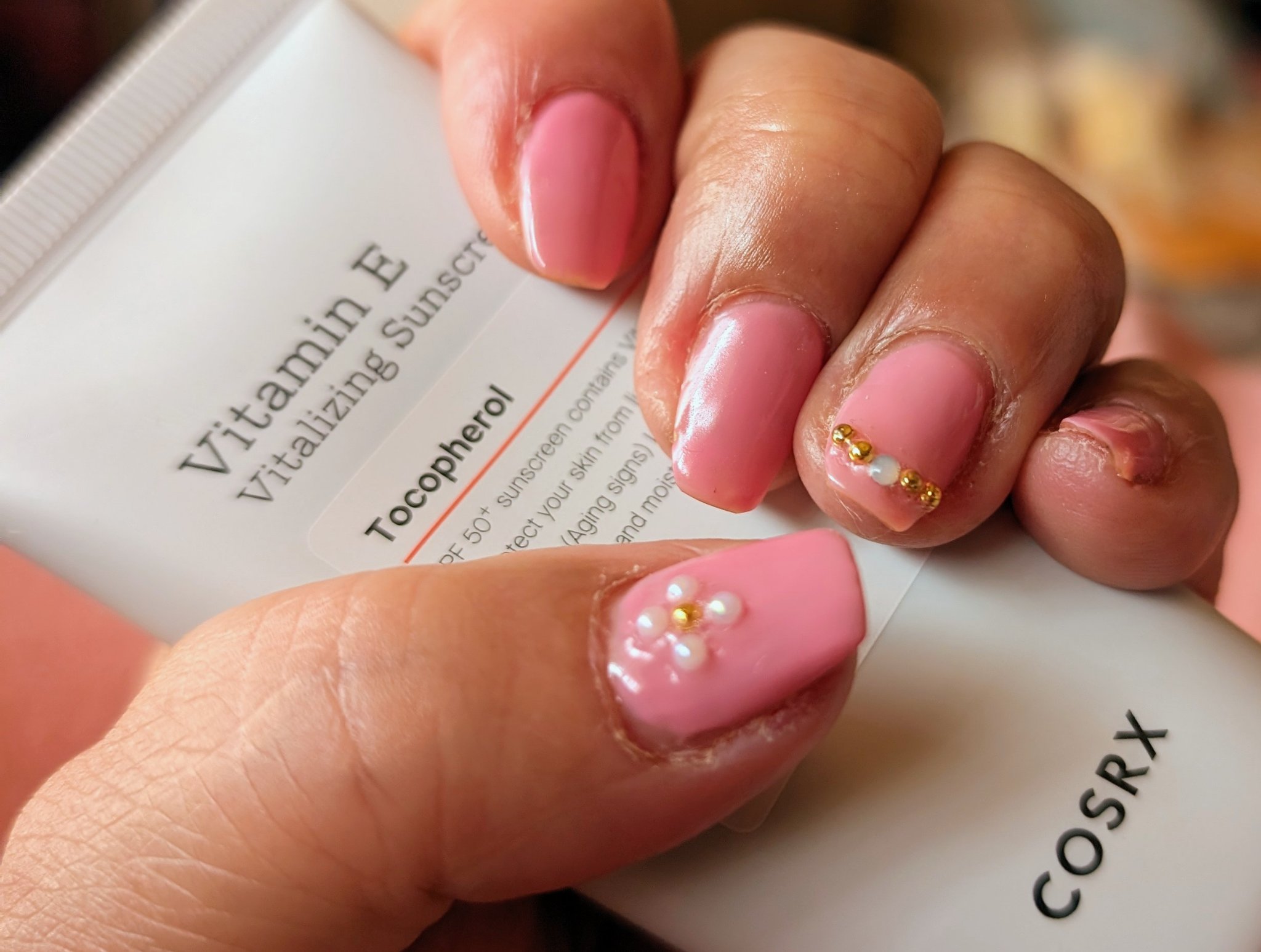 ネイルシール/セリア/ネイルシールを使ったクチコミ（1枚目）