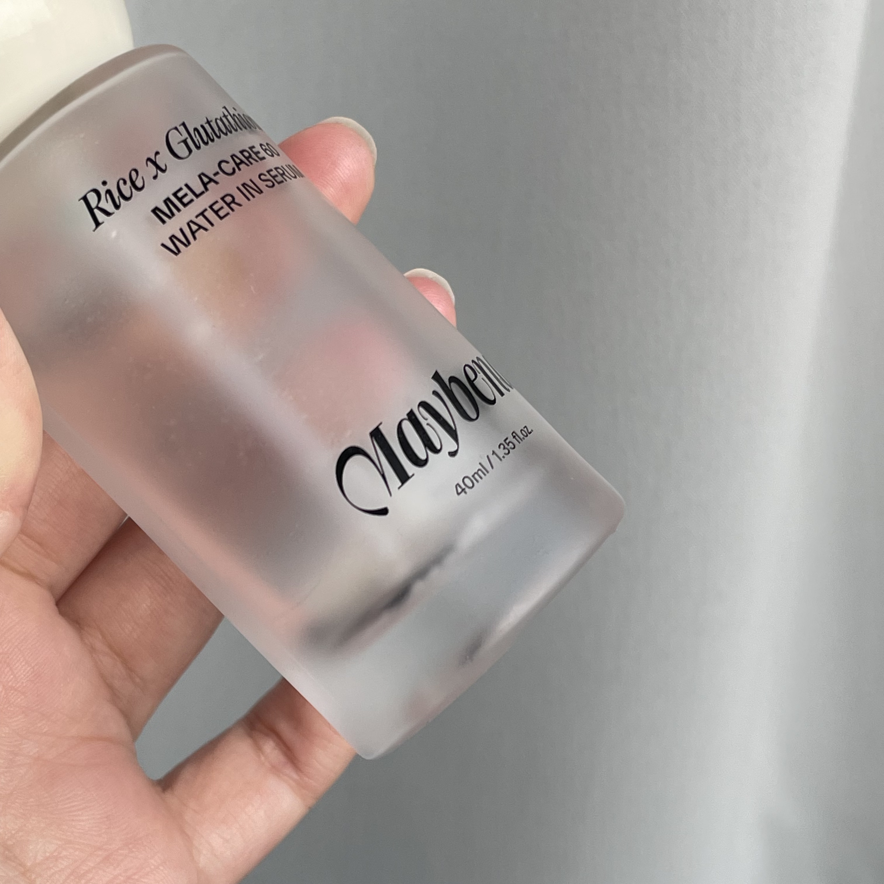 ライスX グルタチオン メラケアー60 ウォーターインセラム/MAYBENA/美容液を使ったクチコミ（3枚目）