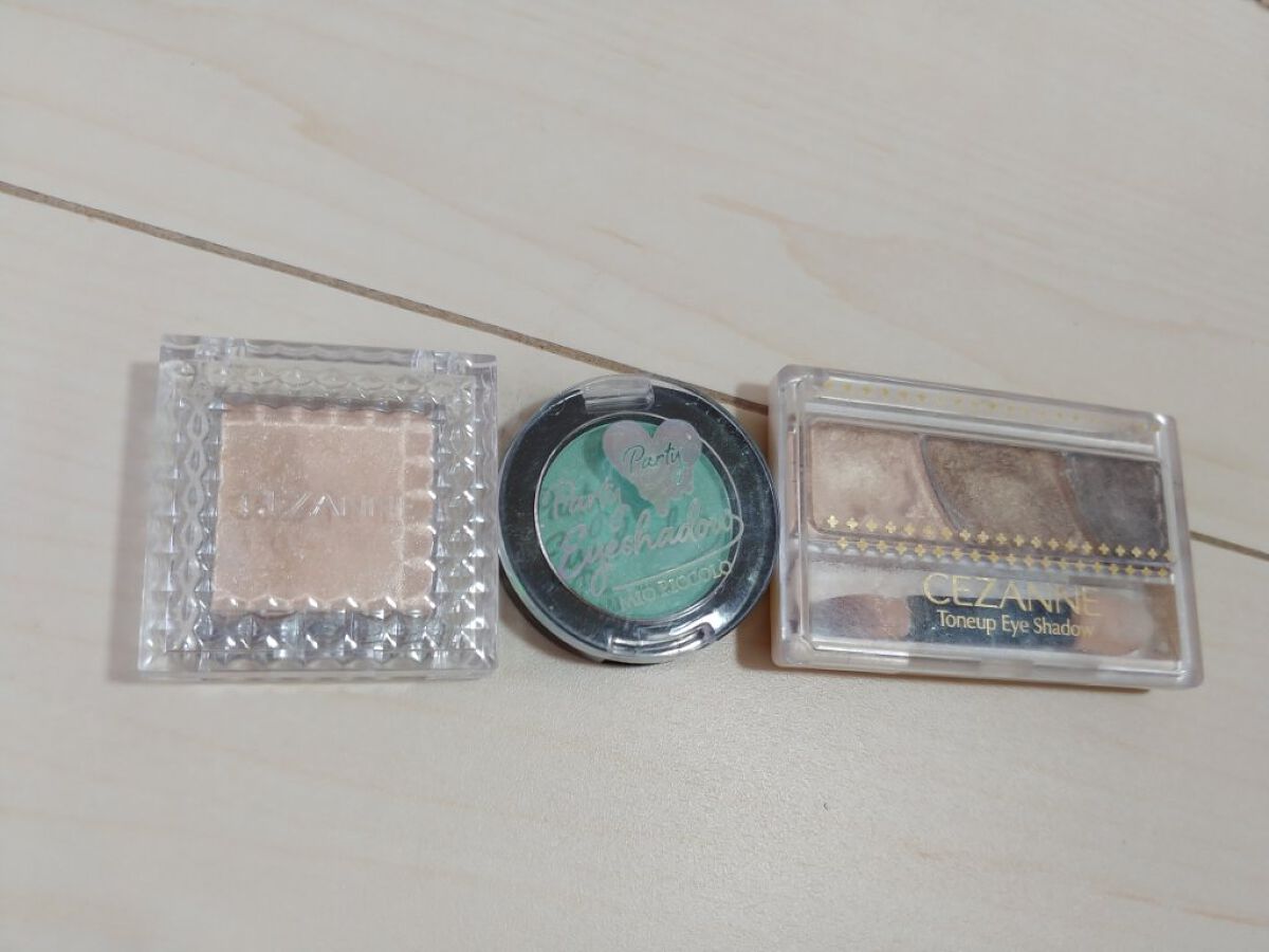 シングルカラーアイシャドウ/CEZANNE/単色アイシャドウを使ったクチコミ（1枚目）