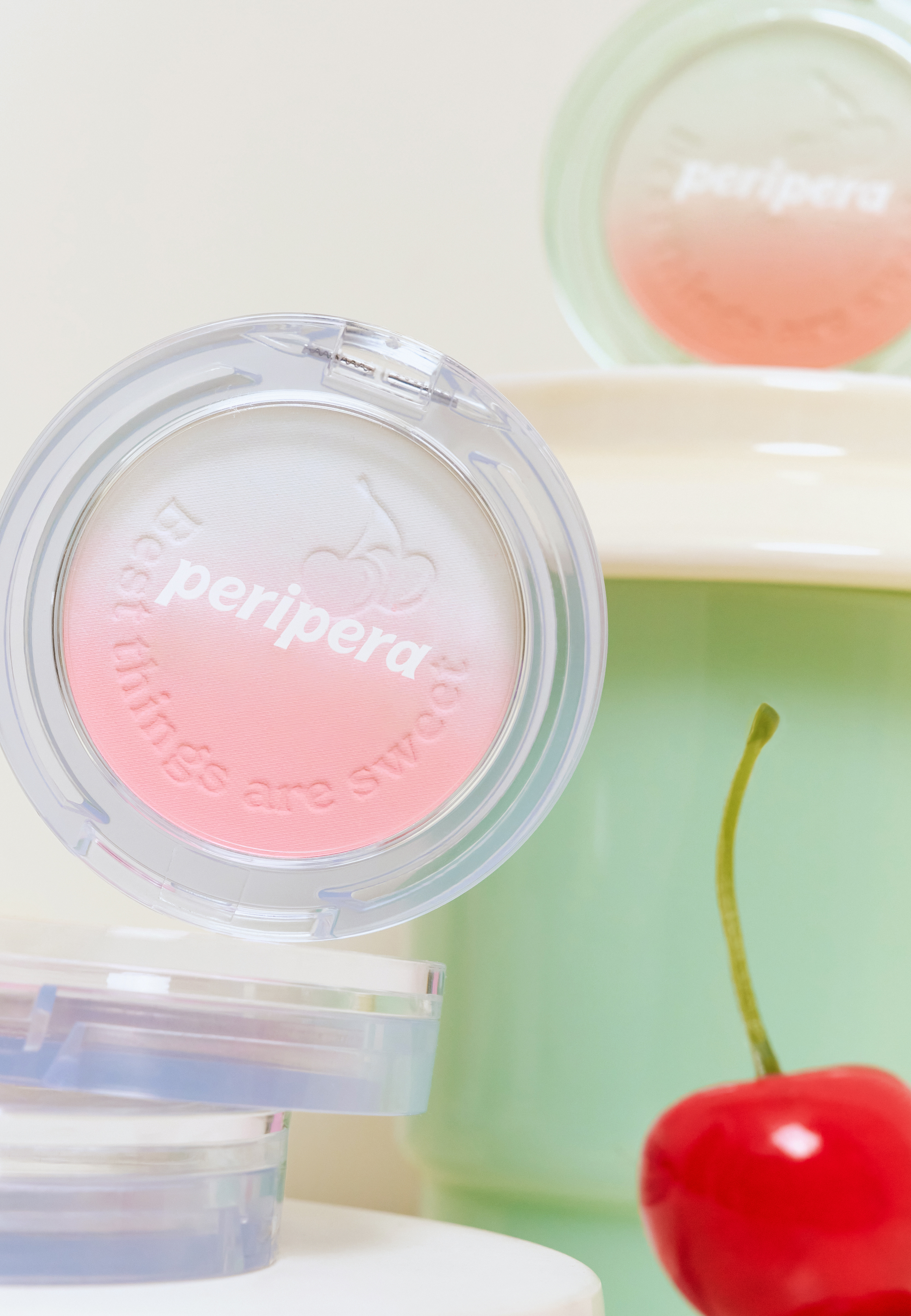 ピュア ブラッシュド カスタム チーク/PERIPERA/パウダーチークを使ったクチコミ（2枚目）