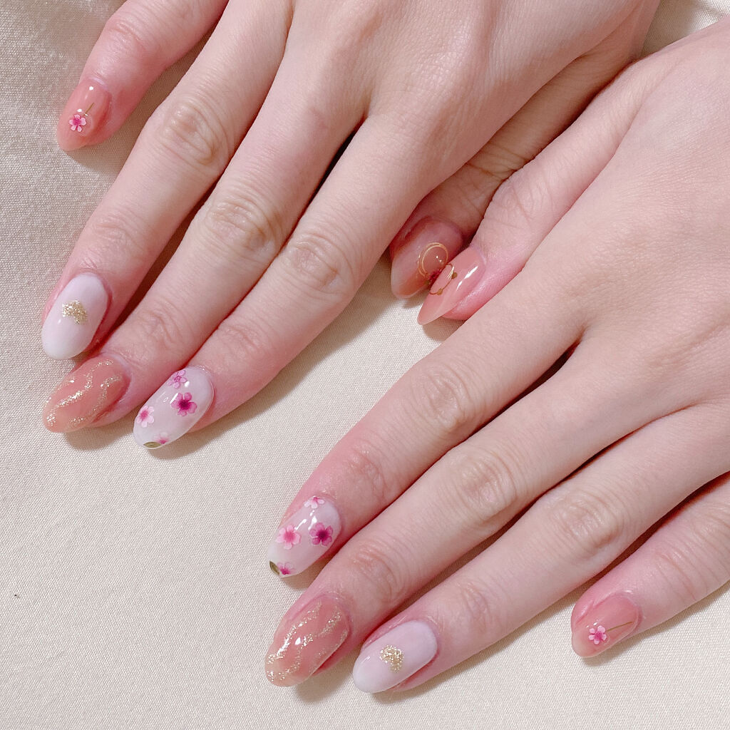 グロッシーノンワイプトップジェル/NAILTOWN/ジェルネイルを使ったクチコミ（3枚目）