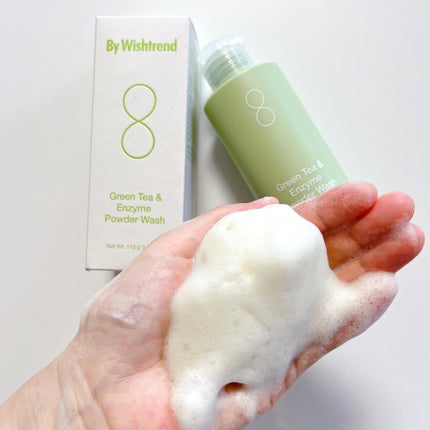 グリーンティー&エンザイムパウダーウォッシュ/By Wishtrend/洗顔パウダーを使ったクチコミ(4枚目)
