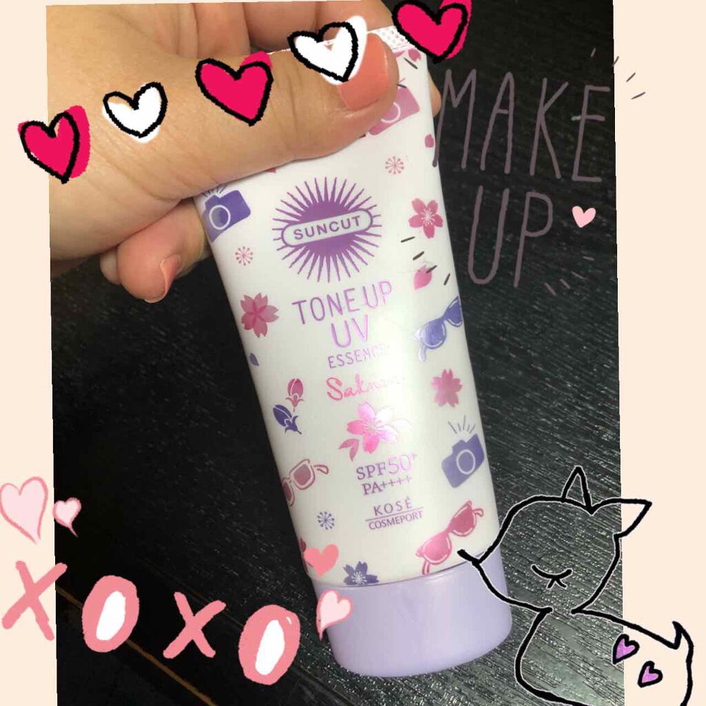 トーンアップUV エッセンス/サンカット®/日焼け止めローションを使ったクチコミ（1枚目）