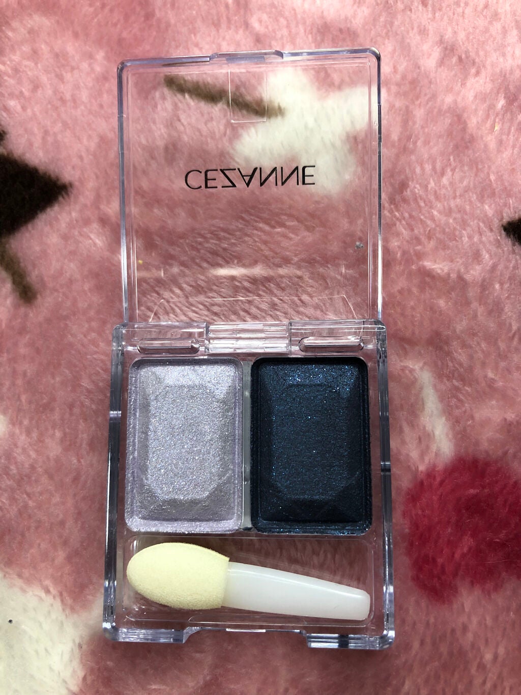 ツーカラー アイシャドウ ラメシリーズ/CEZANNE/アイシャドウパレットを使ったクチコミ(3枚目)