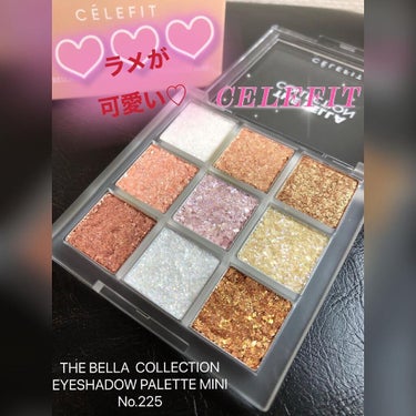 CELEFIT The Bella collection eyeshadow palette miniのクチコミ「CELEFIT
THE BELLA COLLECTION EYESHADOW PALETTE .....」（1枚目）