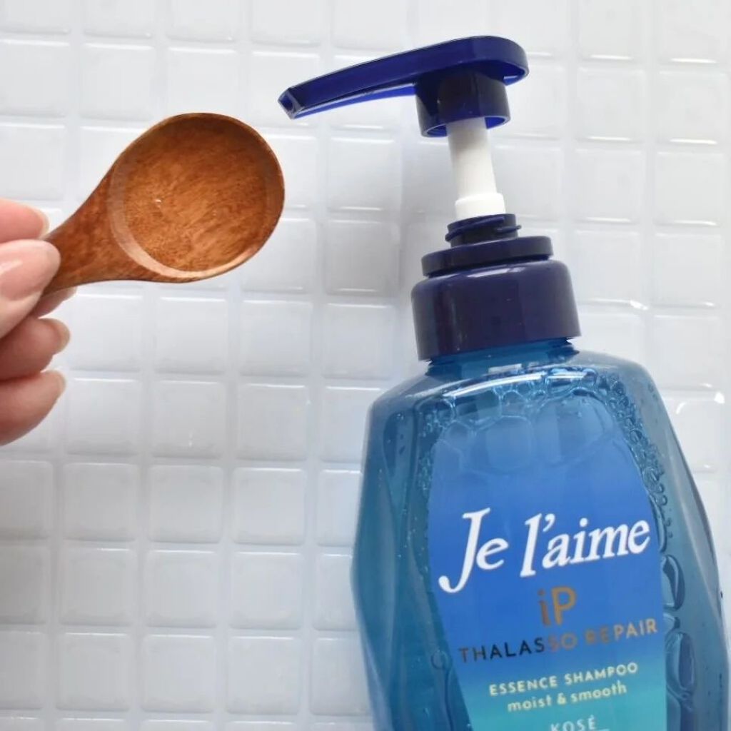 iP タラソリペア 補修美容液 シャンプー/トリートメント (モイスト＆スムース)/Je l'aime/市販シャンプーを使ったクチコミ（3枚目）
