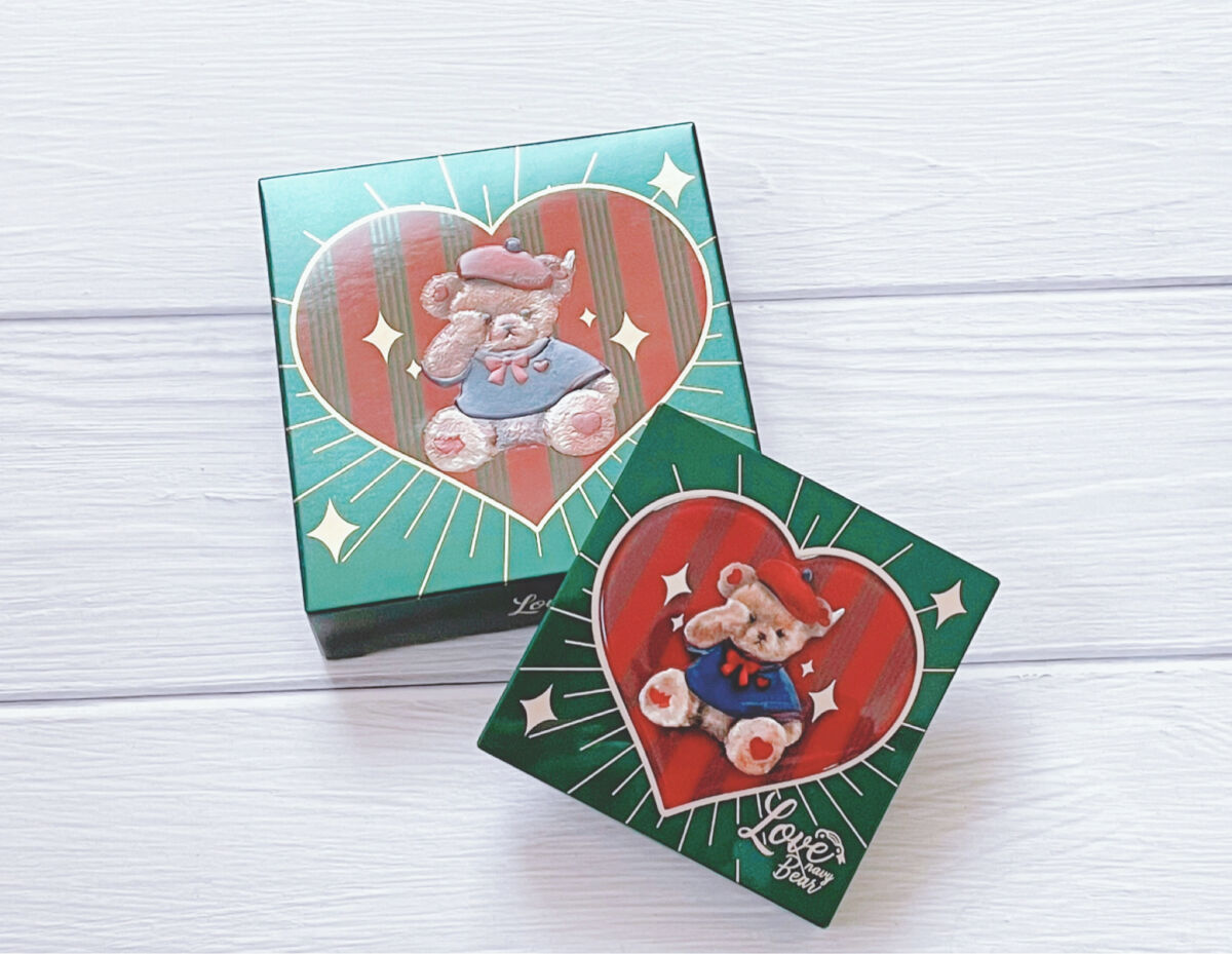 Love Bear ブラッシュ レッドワインチョコレート/FlowerKnows/パウダーチークを使ったクチコミ（2枚目）