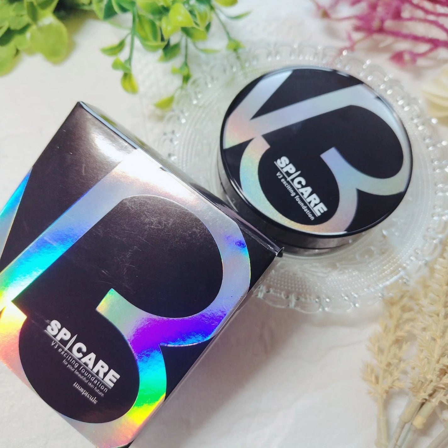 V3 エキサイティングファンデーション/SPICARE/クッションファンデーションを使ったクチコミ(1枚目)