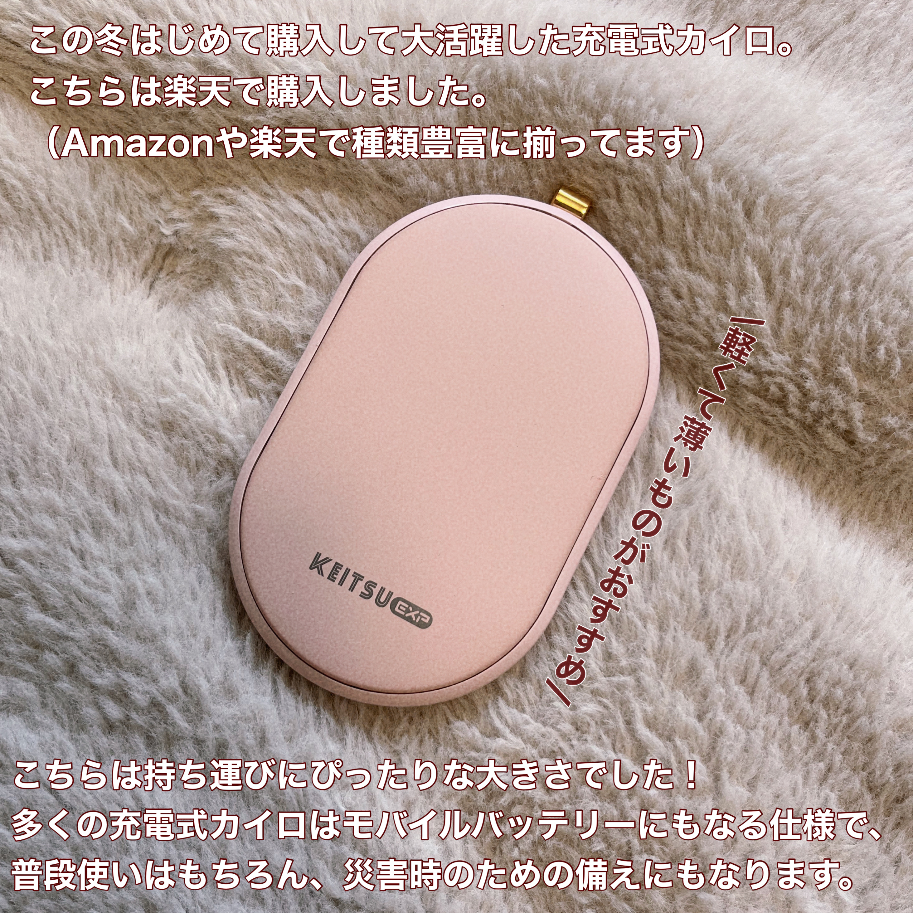 繰り返し使えるカイロ/フランフラン/その他を使ったクチコミ（2枚目）