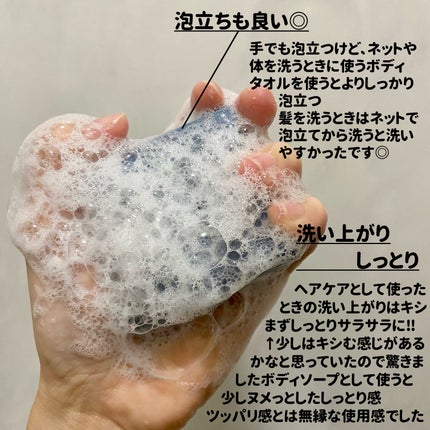 ブラッククレイ オールインワン シャンプーバー/SNOW FOX SKINCARE/サロンシャンプーを使ったクチコミ(3枚目)