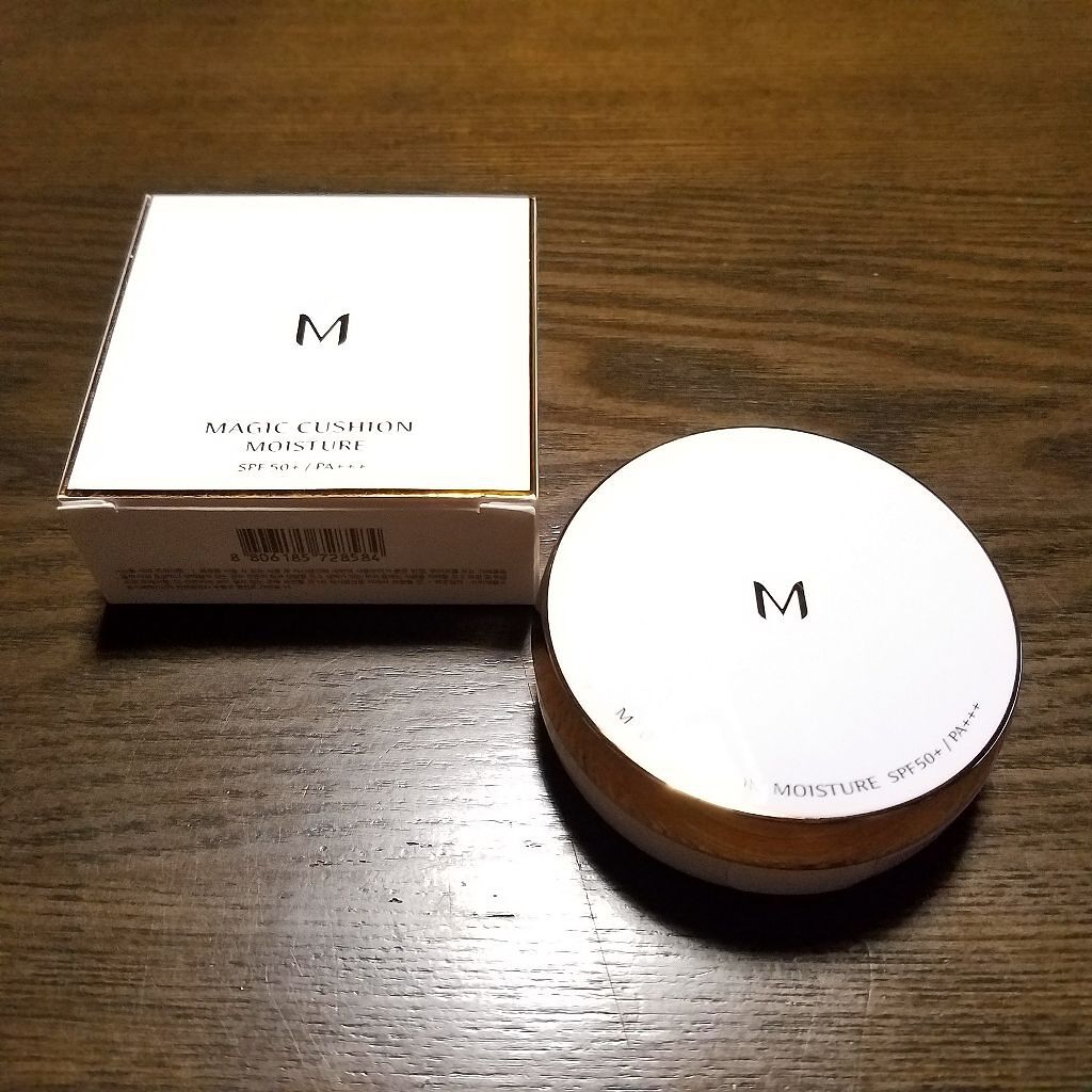 M クッション ファンデーション(モイスチャー)/MISSHA/クッションファンデーションを使ったクチコミ(1枚目)